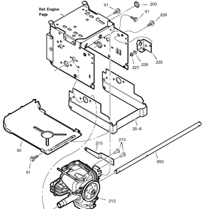 Part Location Diagram of MT1501334E511 Briggs and Stratton Extension frame